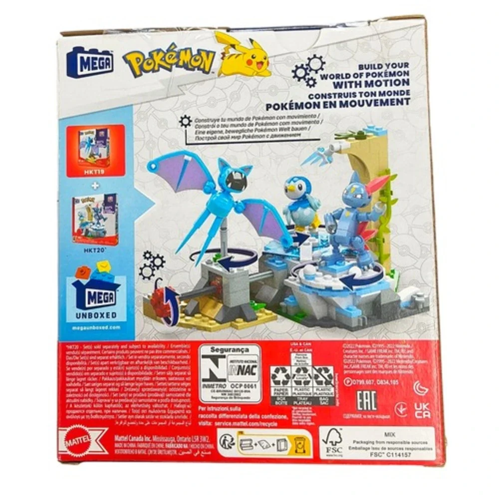 Mega Construx: Pokémon Zubat's Midnight Flight No. HKT19 61Pcs